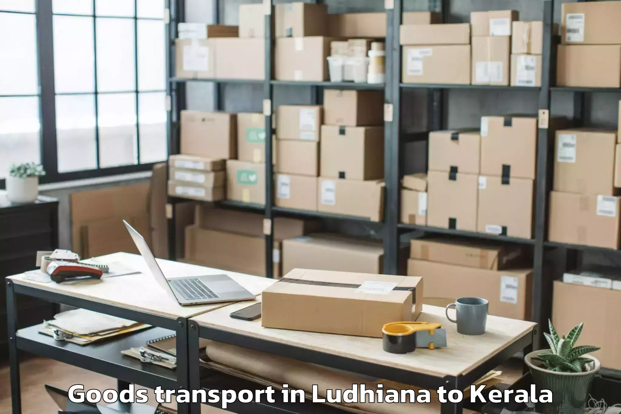 Leading Ludhiana to Mannarakkat Goods Transport Provider